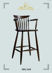 ByMarjinal Sandalye MRJ 349 Ahsap Kahverengi Sirt Destekli Yuksek Bar Sandalyeleri Modelleri 724x1024
