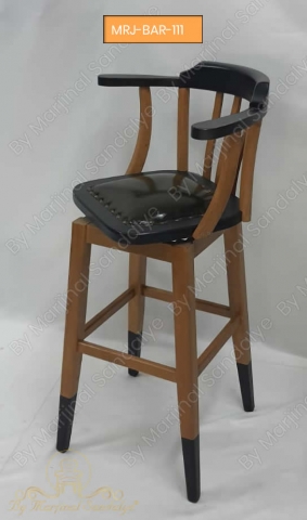 Ozel Tasarim Doner Oturakli Deri Sirtlikli Cilali Cafe Bar Otel Ev Bistro Sandalye Taburesi Yuksek Sandalye Tabure ByMarjinal Sandalye MRJ BAR 111